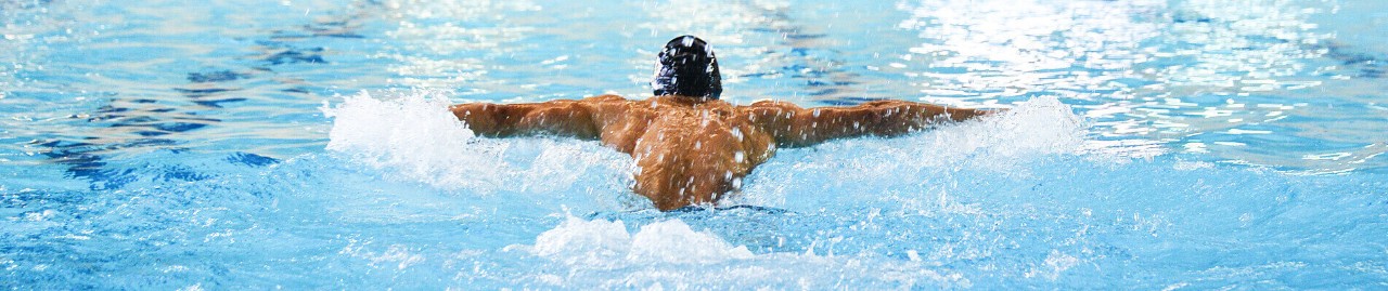 Swimmer in a pool